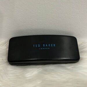 Ted Baker London glasses hard case black teal sunglasses clam